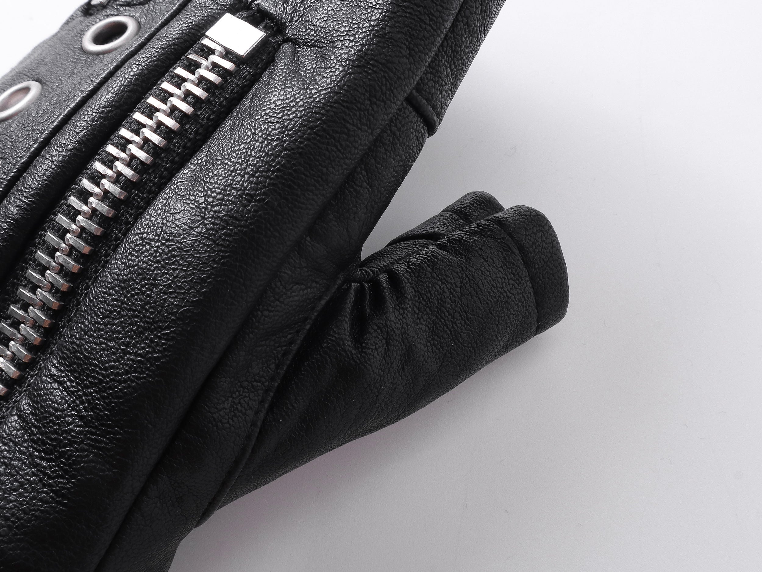 25SS“WOR”DOUBLE ZIP STRUCTURE LAYERED GLOVES