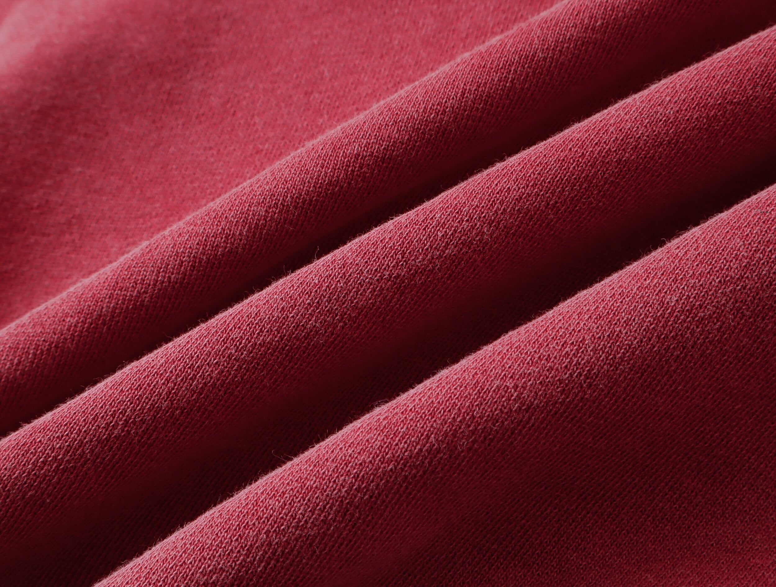 Red Washed Zip-Up Skinny Hoodie