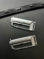 BΣLA Military Leather Belt - Steel Ring & Blade Buckle