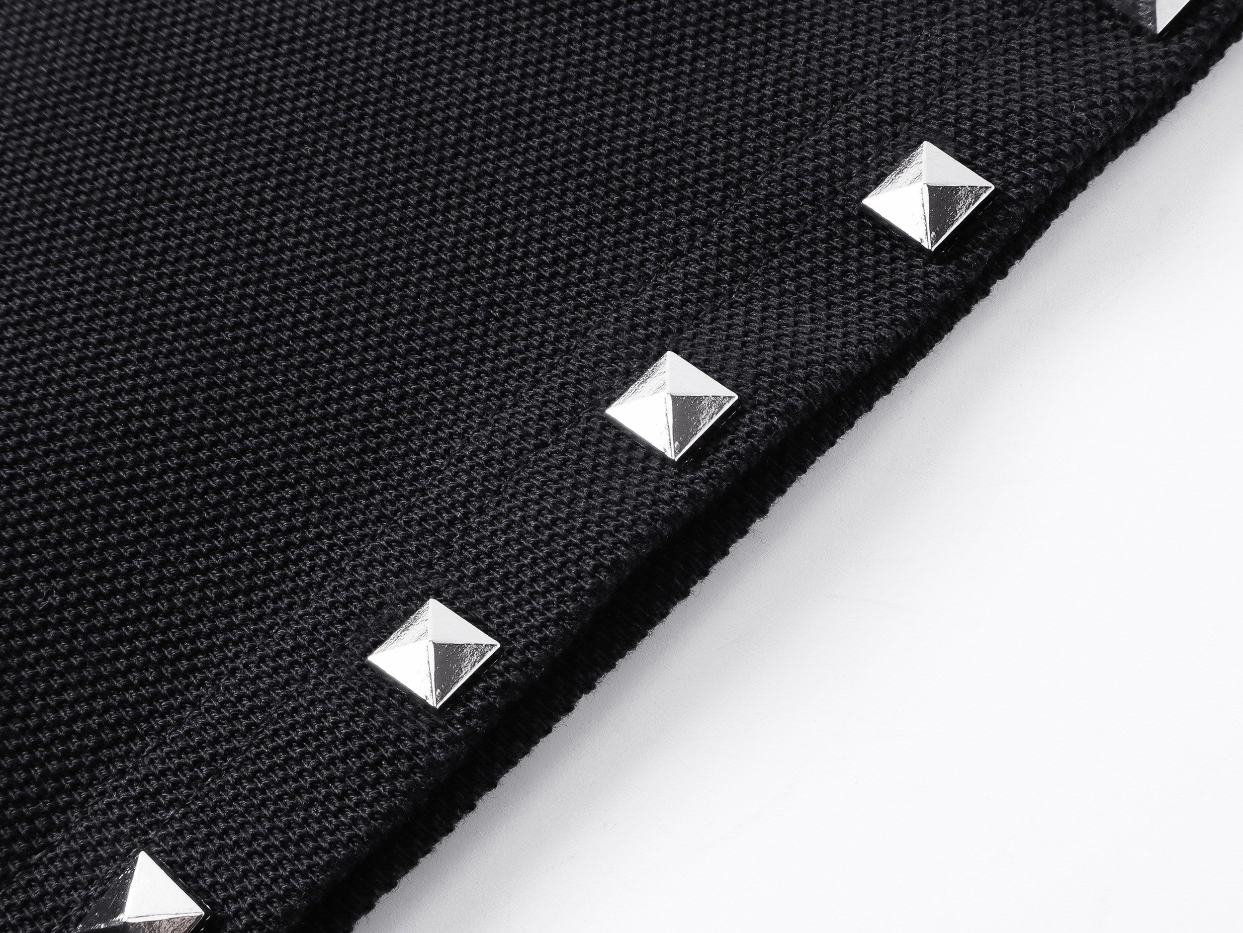 Russian Letter Rivet Print Polo Short Sleeve