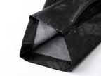 Multi-Waist Coated Biker Pants
