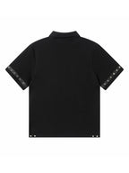 Cross Rivet Detail Polo Short Sleeve T-shirt