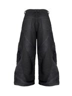 Alien bone wave jeans baggy pants