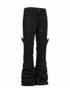 Jenna Sculpted Waxed Mini Flare Pants