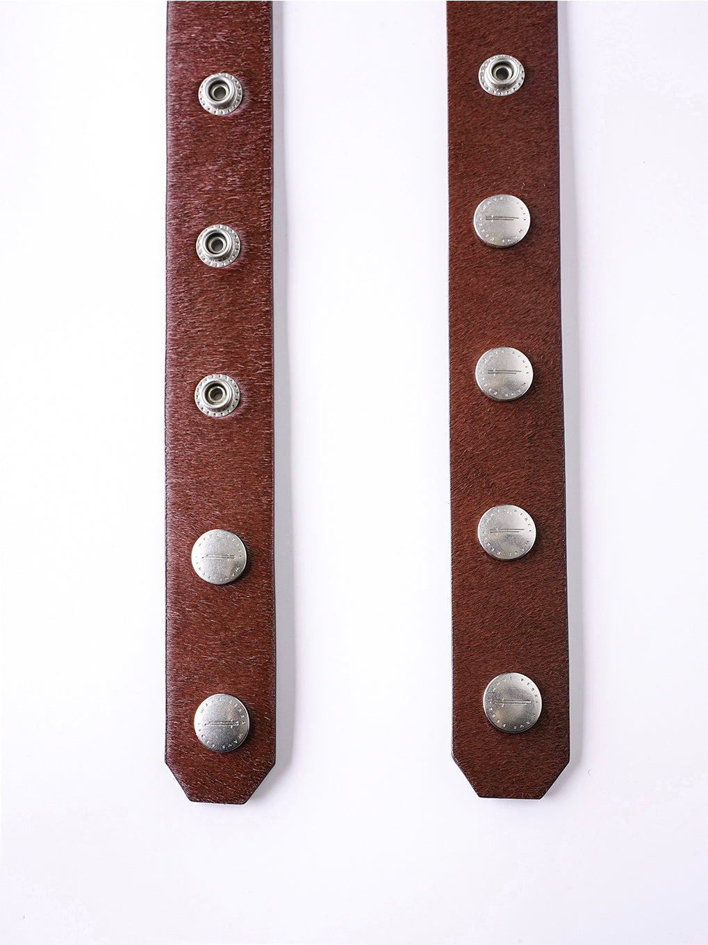 Red 'SØL' Snap Button Belt