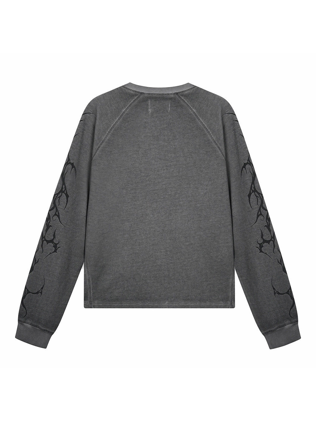 Digital Sanskrit Print Long Sleeve T-Shirt