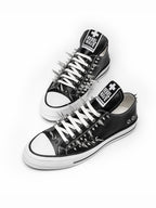 Studded Canvas Skate Shoes