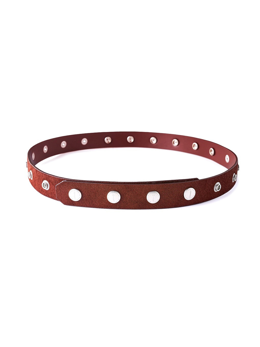 Red 'SØL' Snap Button Belt