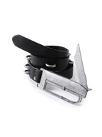 BΣLA Military Leather Belt - Steel Ring & Blade Buckle