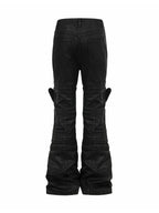 Jenna Sculpted Waxed Mini Flare Pants