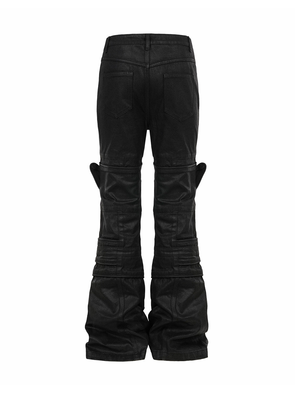 Jenna Sculpted Waxed Mini Flare Pants