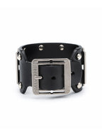 Genuine Leather Cross Blade Bracelet  Wristband 23cm