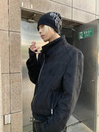 Bone Print Knit Beanie