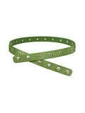 Green 'SØL' Snap Button Belt