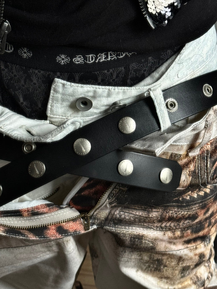 "SØL" Rivet Button Belt