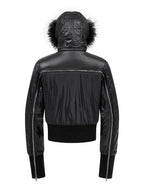 Detachable Fur Hooded Zip Jacket