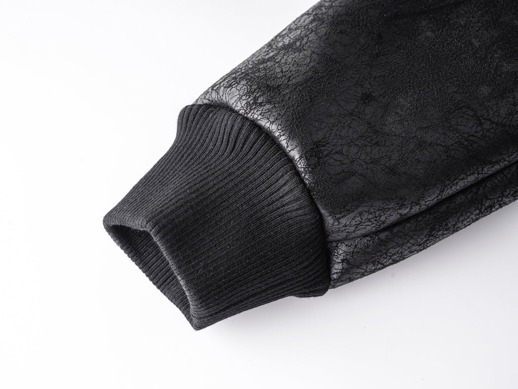Multi-Zipper Fur Collar Fur Jacket