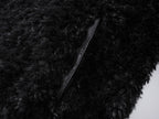 Faux Fur & Leather Hooded Jacket