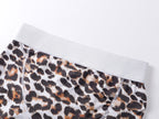 Leopard Print Breathable Antibacterial Boxer Briefs