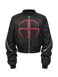 "Ж" Extended Sleeve Bomber Jacket