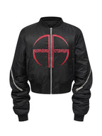 "Ж" Extended Sleeve Bomber Jacket