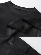 REBEL WAVE | Cross Print Slim Fit Gothic Tee