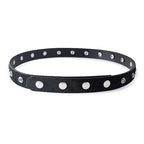 Black 'SØL' Snap Button Belt