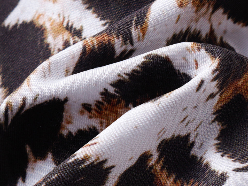 Leopard Print Breathable Antibacterial Boxer Briefs