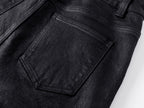 "ZIP" Multi-zipper Wax Pants
