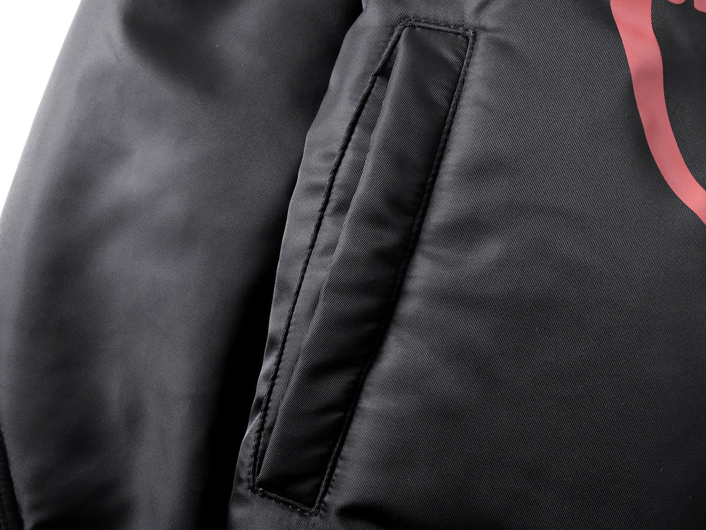 "Ж" Extended Sleeve Bomber Jacket