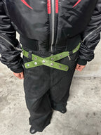 Green 'SØL' Snap Button Belt
