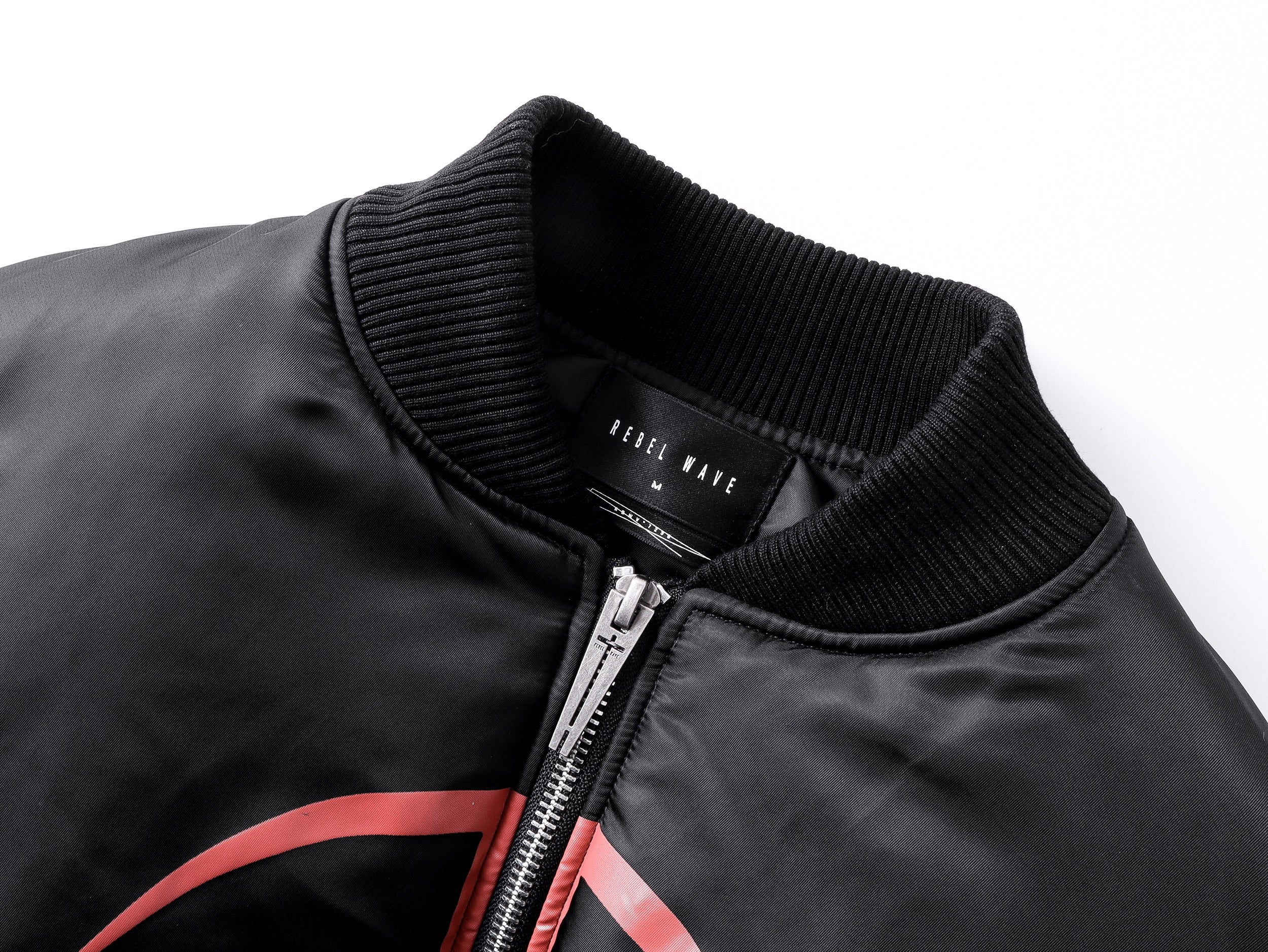 "Ж" Extended Sleeve Bomber Jacket
