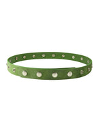 Green 'SØL' Snap Button Belt