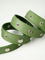 Green 'SØL' Snap Button Belt