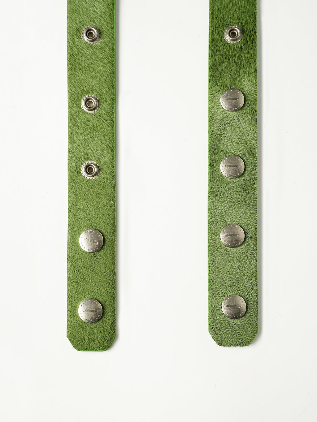 Green 'SØL' Snap Button Belt