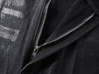 Crack Pattern Waxed Pants