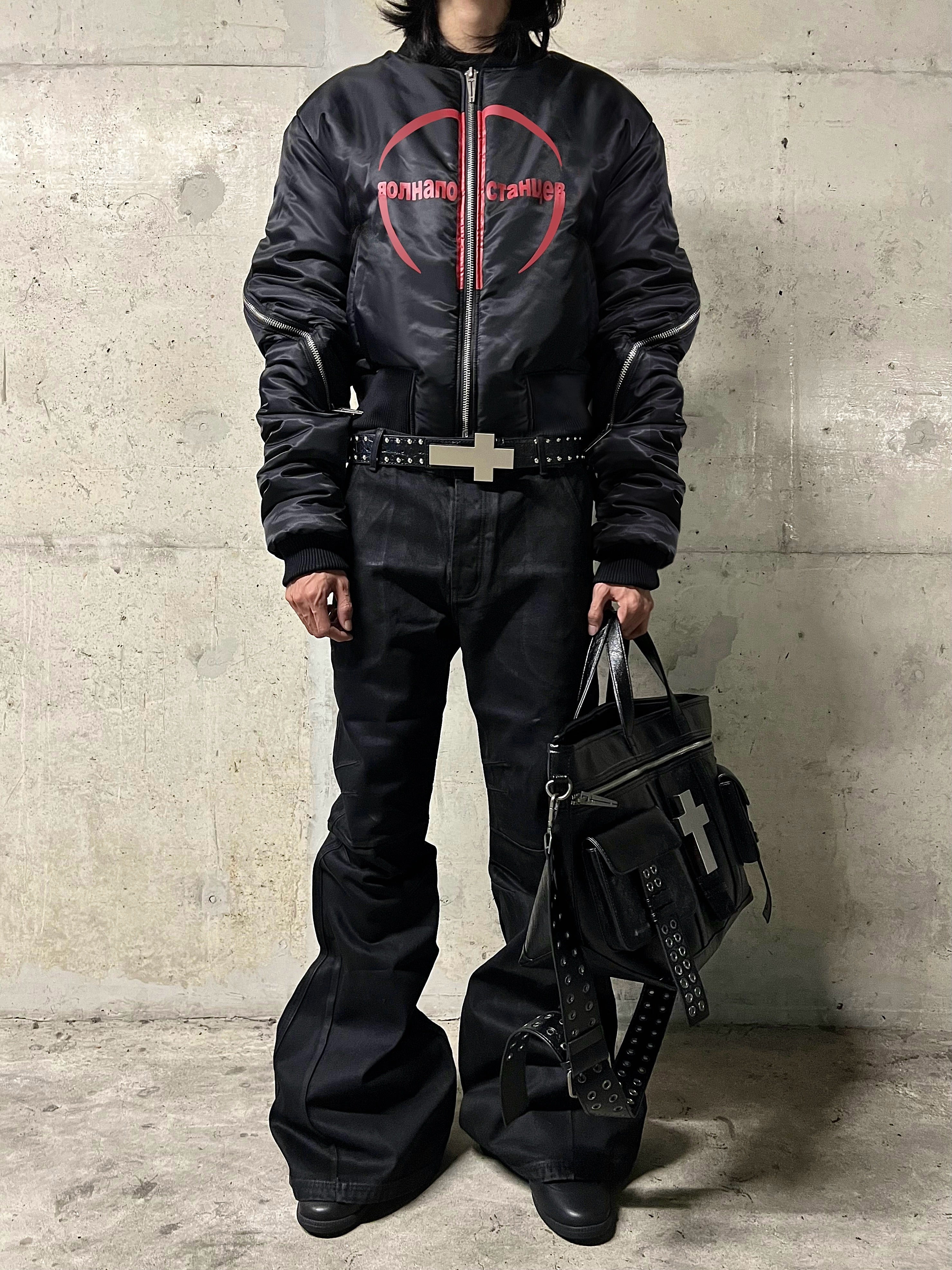 "Ж" Extended Sleeve Bomber Jacket