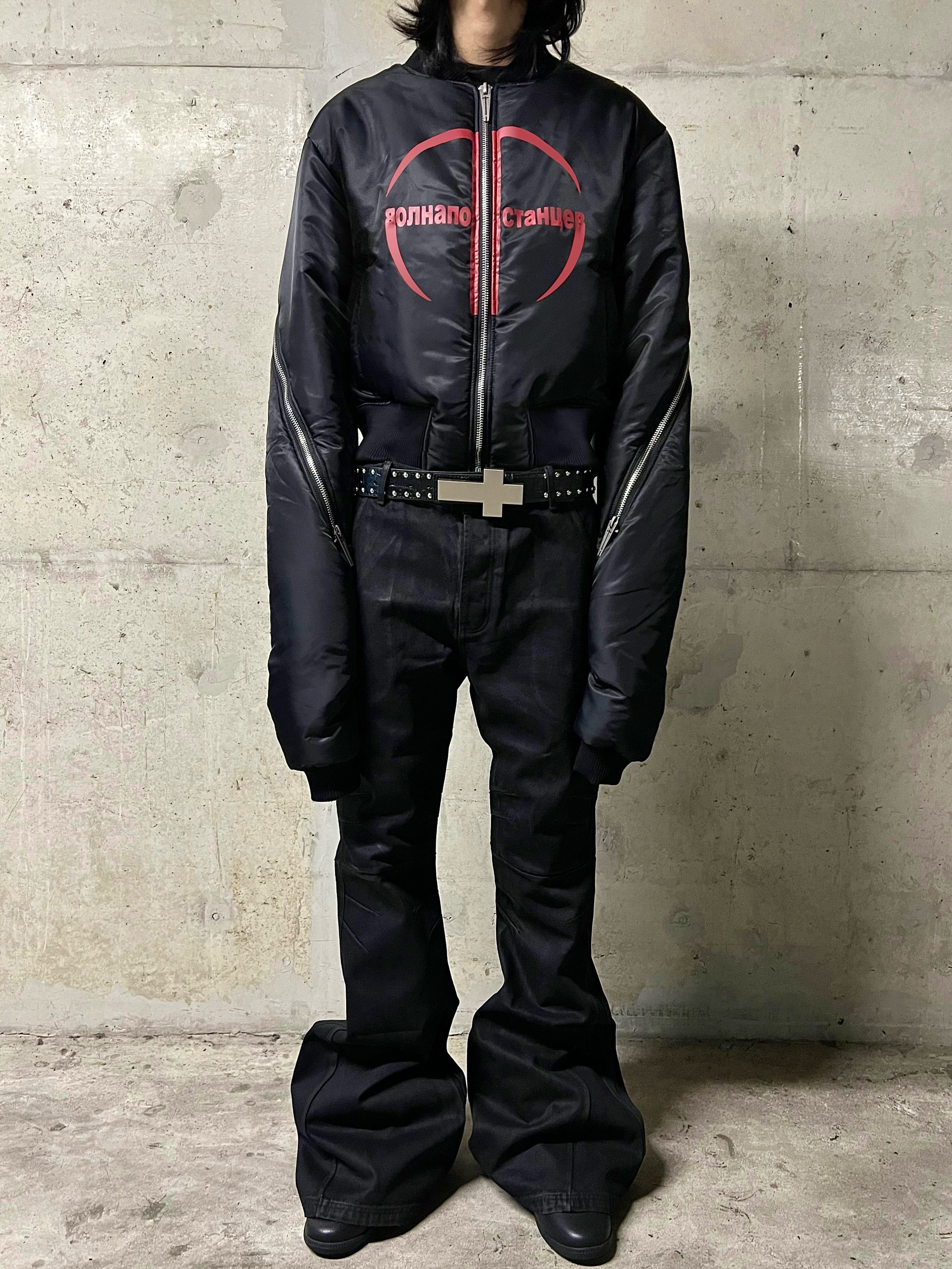 "Ж" Extended Sleeve Bomber Jacket