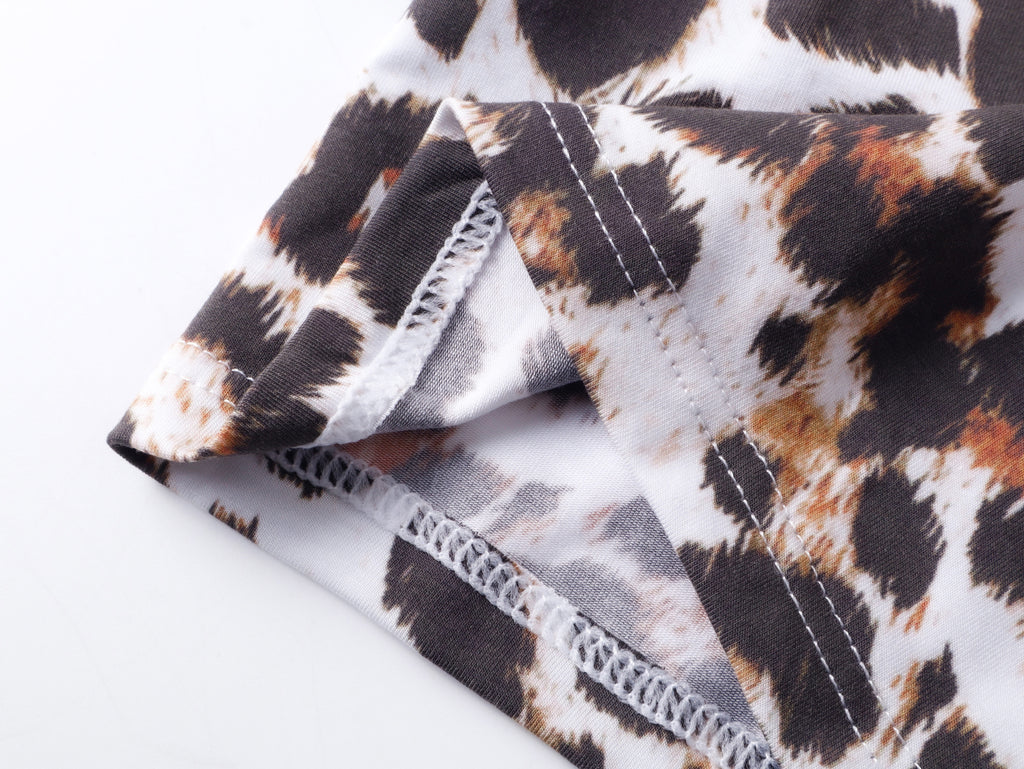 Leopard Print Breathable Antibacterial Boxer Briefs